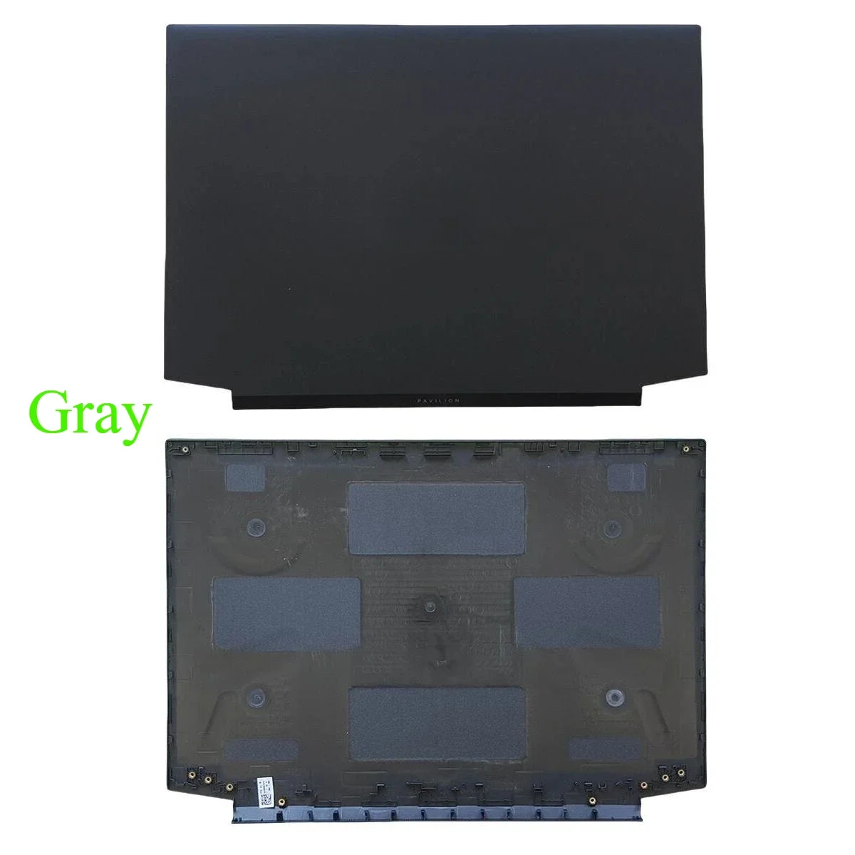 NEUE Laptoptasche für Pavilion Gaming 15 15-EC TPN-Q229, LCD-Rückseite, oberes Gehäuse, hinterer Deckel mit Logo, Grün, Lila, Silber