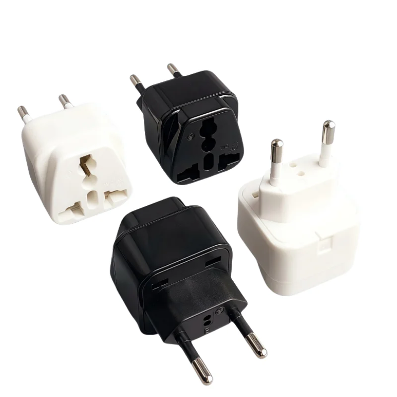 

NEW!Universal 2 Round Pin Plug Adapter Convert EU/AU/US/UK to Brazil Switzerland Italy Jack Electric Power Socket Travel Wall Ch