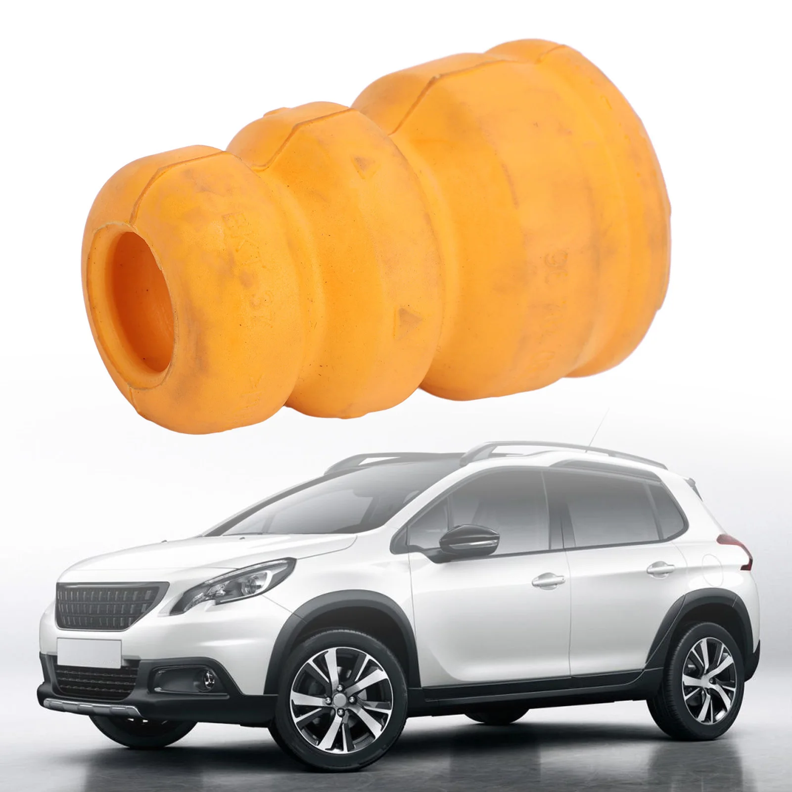 9676408280 Front Axle Rubber Suspension Bump Stop, Shock Absorber Impact Buffer For Peugeot 2008 207 208 Wagon