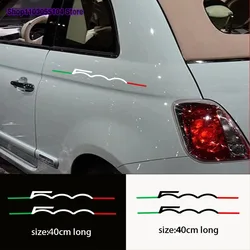 2pcs Car body Sticker Vinyl Decal For Fiat 500 Abarth 595 500x 500l Auto Accessories