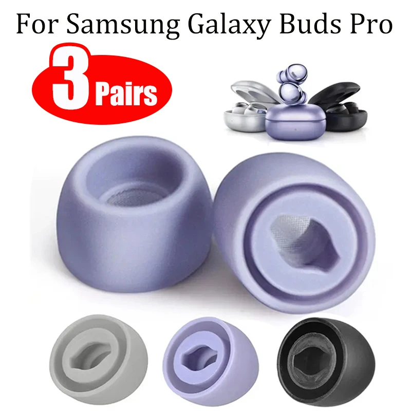 3/1Pairs Replacement Eartips for Samsung Galaxy Buds Pro Silicone Ear Tips Buds Replacement Eartips for Samsung Galaxy Buds Pro