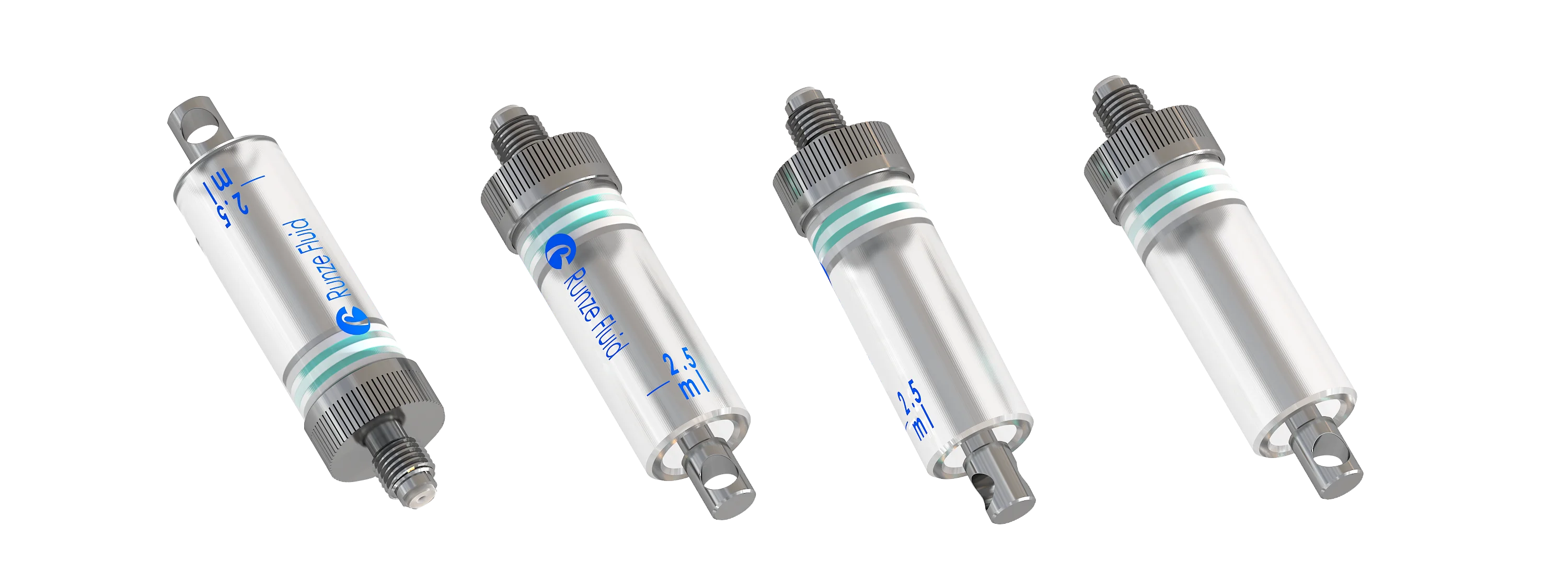 K30 High Borosilicate Glass Syringe Pumps Capacity Excellent Sealing Wear Resistance Strong Acid Alkali Liquids OEM