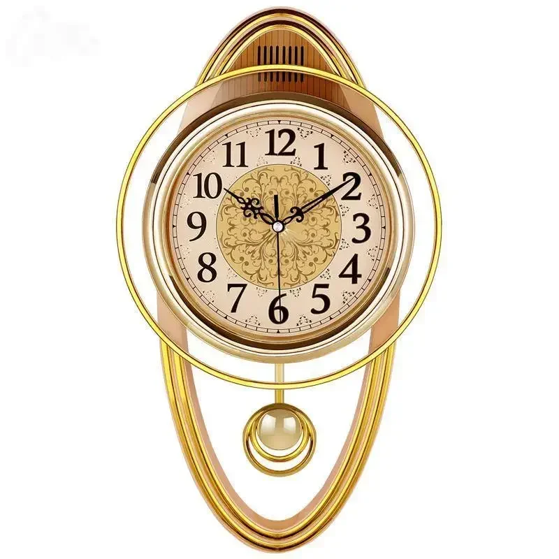 Large Retro Luxury Simple and Fashionable Living Room Nordic Creative Home Decoration Clock