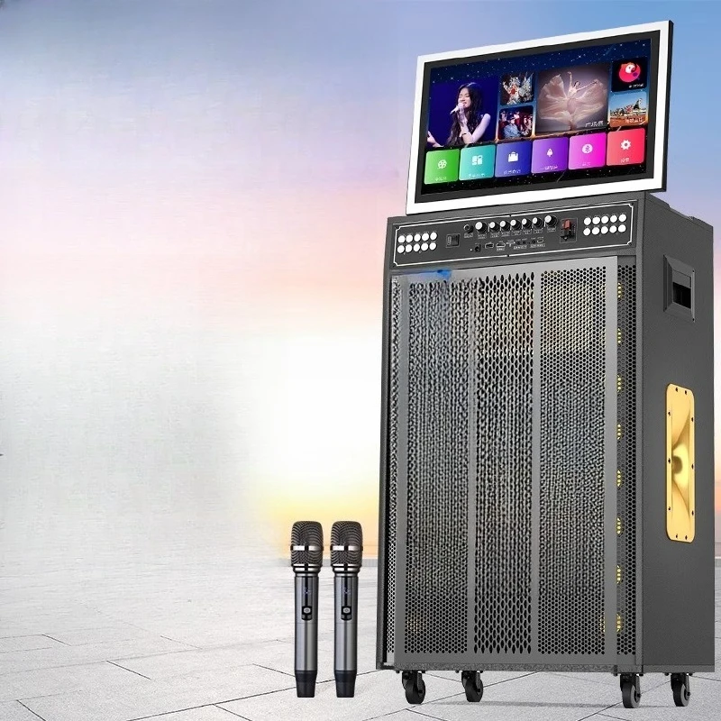 

Audio square dance, overweight subwoofer with display screen, Bluetooth mobile Karaoke all-in-one speaker