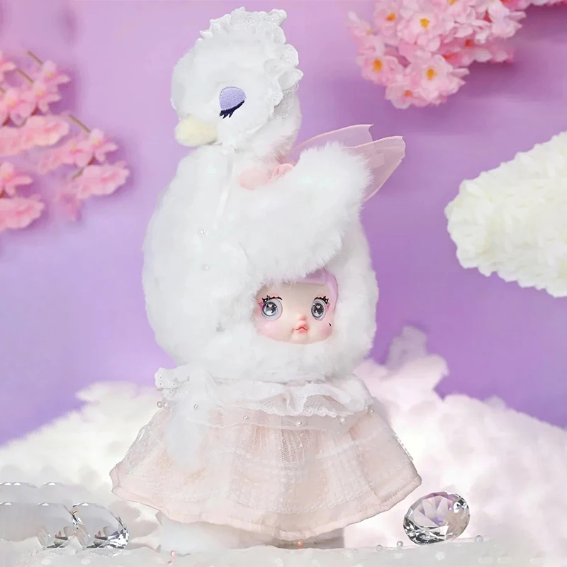 Nommi Hanging Card Series Cute Nommi Swan Lake Valentine's Day