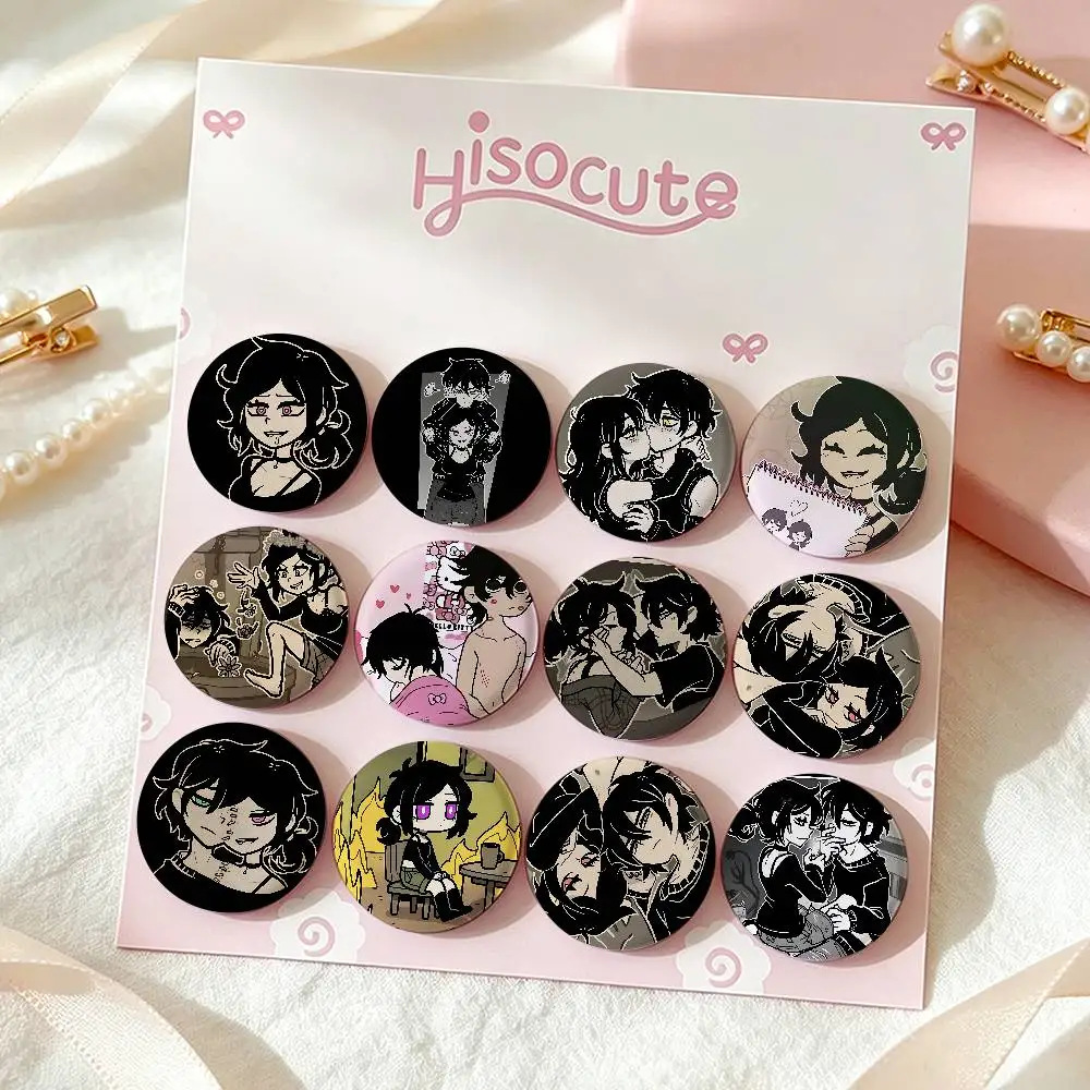 T-The Coffin Of Andy And Leyley Cute Badge Pins For Friend, Backpack, Clothing, Collectible Accessories, Jewelry Gift