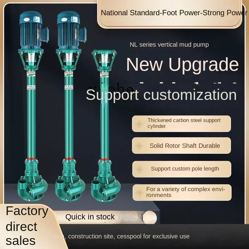 슬러지 펌프 고출력 삼상 오수 슬러지 로드 펌프 대유량 침전물 펌프