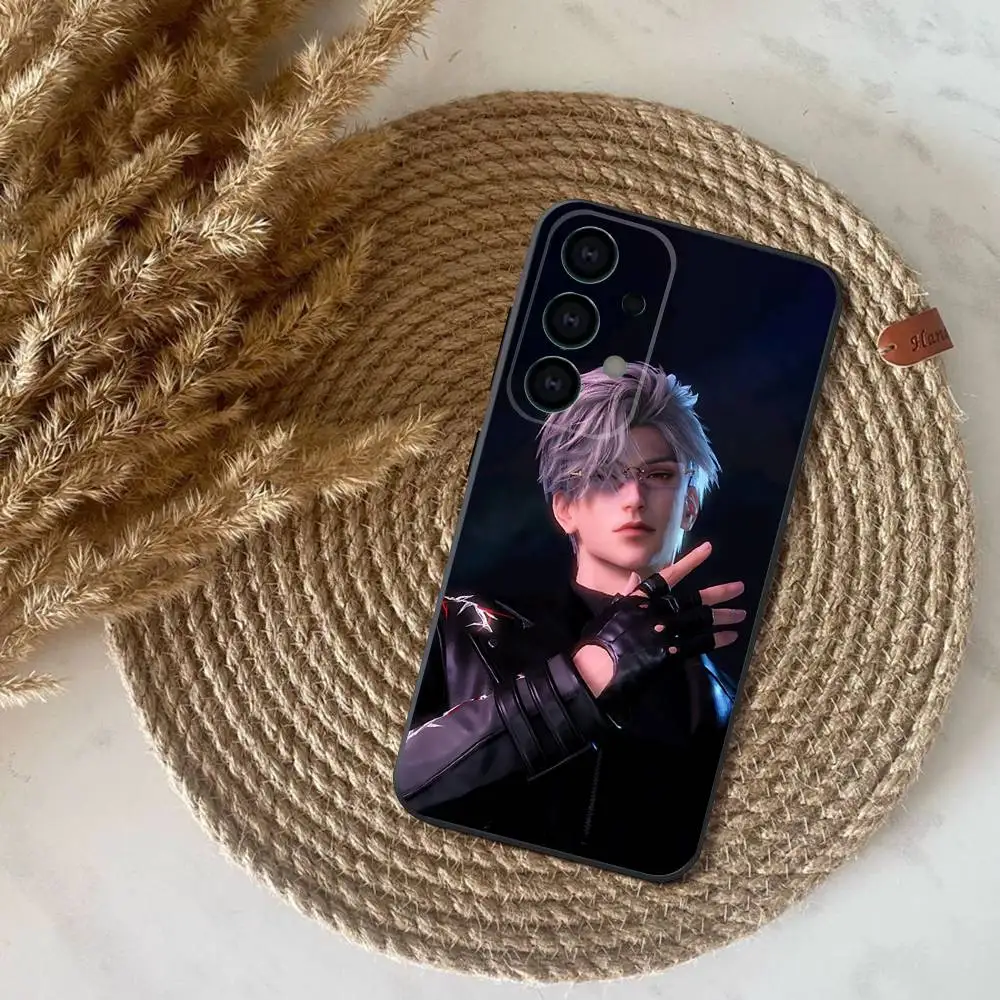 S-Sylus Love and Deep Space Handyhülle für Samsung S25, S24, S21, S22, S23, S30, Ultra, S20, Plus, Fe, Lite, Note, 10,9,5G, schwarze Hülle