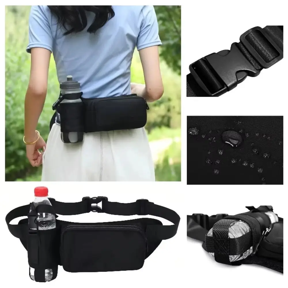 

Phone Pouch Elastic Running Belt Adjustable with Water Bottle Sports Bag Nylon Jogging Gym Bags Jogging