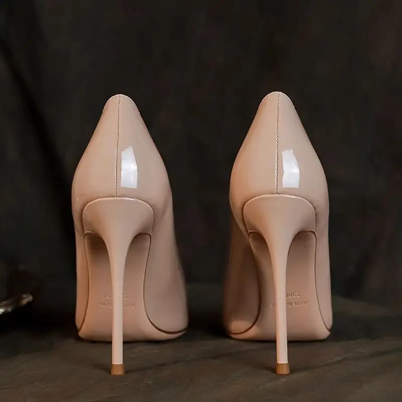 Buty damskie Super High Heel Thin Heels Sexy Wedding Bride Shoe Pointed Toe Ladies Pumps Non Slip Social Premium On Offer