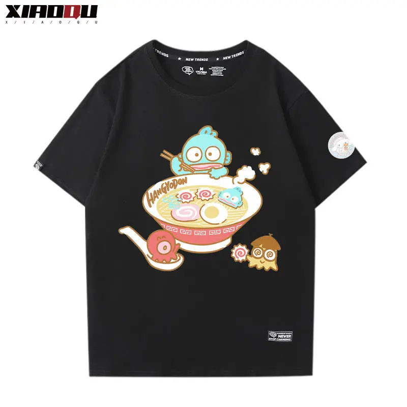 

Hangyodon Cotton T Shirt Cinnamoroll Fashion Couple Outfit Sanrio Round Neck Short Sleeve Cartoon Short Sleeve Girl Student