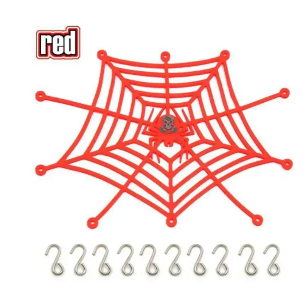 Plastic 1/8 1/10 Luggage Net RC Upgrade Part Elastic Rc Luggage Net For Axial WPL Trx4 Trx6 Scx10 Capra RC Car Part Black