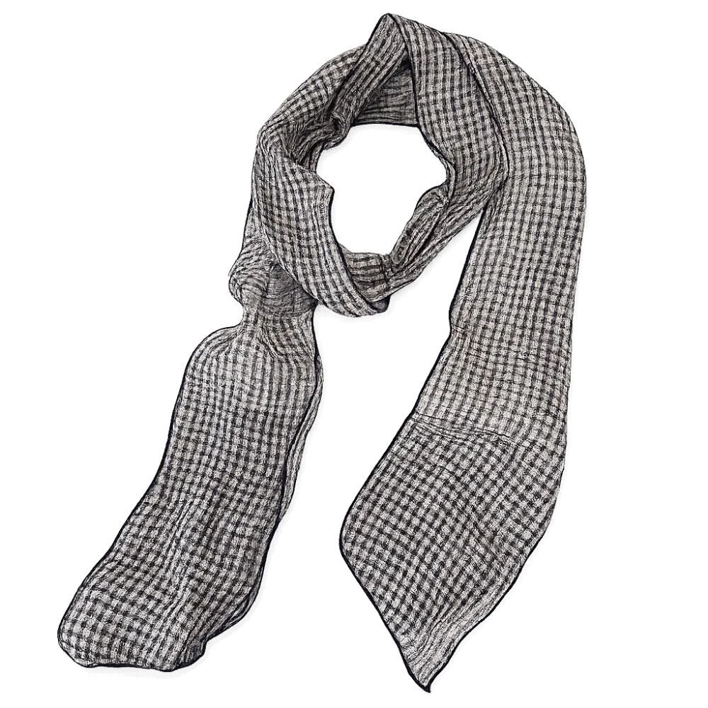 

Multicolor Long Scarf Plaid Stripped Dots Flower Cloth Art Scarves Photo Props Artistic Neckerchief Commutting Shopping