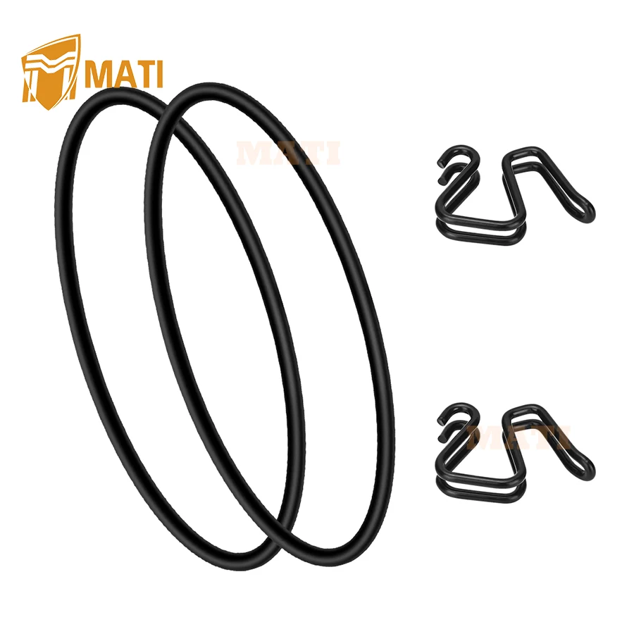 

MATI 64111-181-000 Front Number Plate Mount Clips & Bands For Honda Z50R 1979-1987 64112-181-010