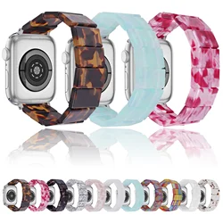 Resin Loop Band For Apple Watch Strap 40mm 41mm 42mm 44mm 45mm 49mm correa Breathable Bracelet for iWatch Ultra 9 8 7 SE 6 5 4 3