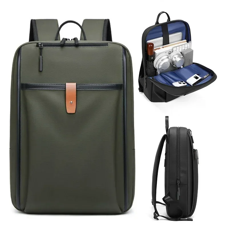 2024 New Laptop Backpack Men's Backpack Waterproof Business Travel Large Capacity Multi-functional Student Backpack 15.6 Inch