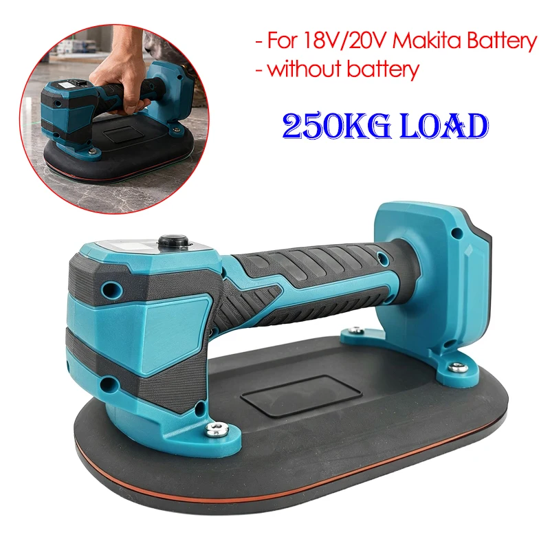electric-vacuum-suction-cup-250kg-capacity-automatic-air-replenishment-suction-cup-for-glass-tile-for-makita-battery-18v-20v