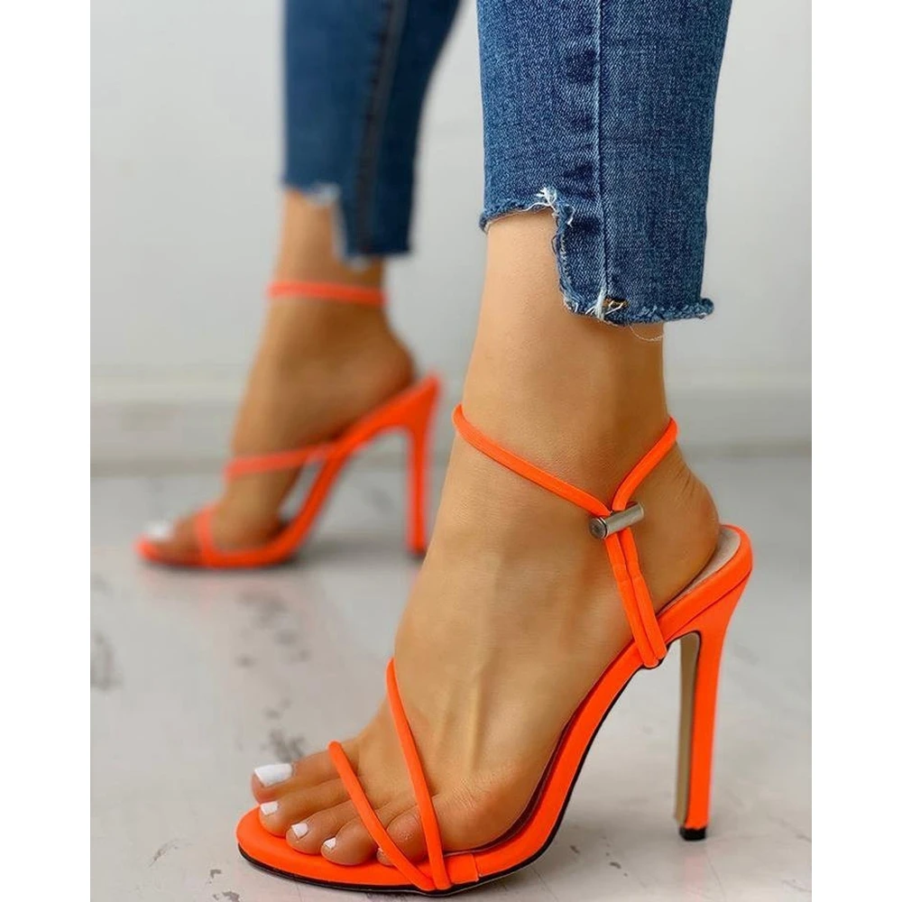 

Elegant Fashion Sexy Party Sandals Femme Sexy Thin High Heels Women Sandals Cisscross Suede High Heeled Summer Shoes for Women