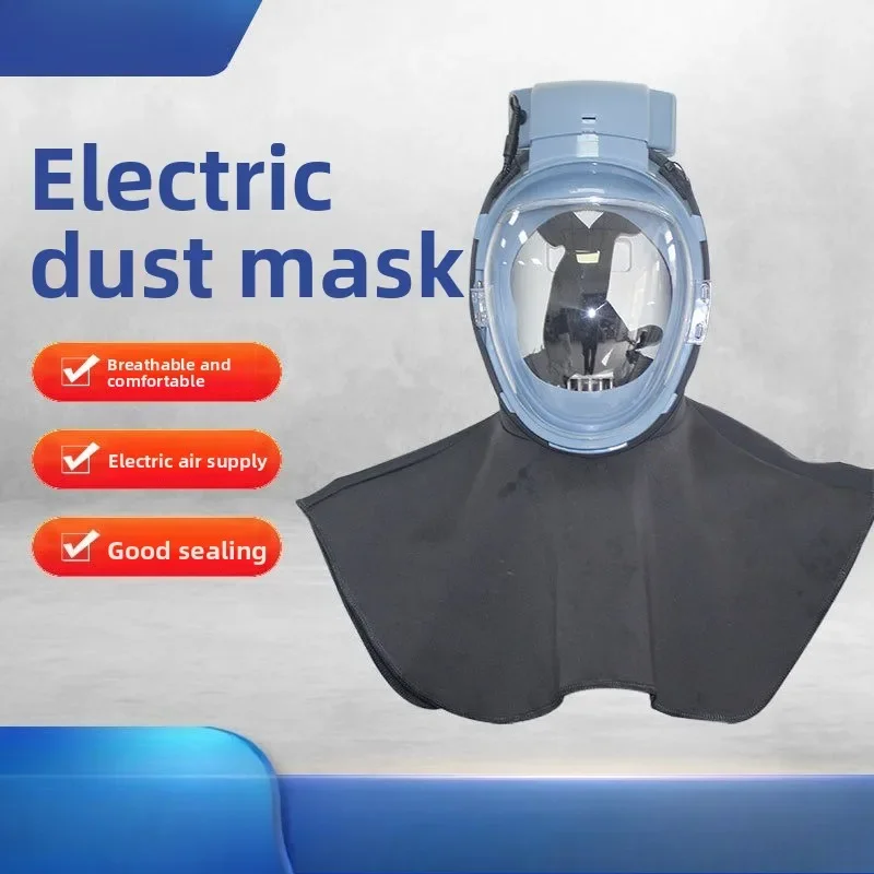 DurableDust Mask Electric Air Supply Fully Enclosed Harvester Industrial Dust Dust Mask With Fan