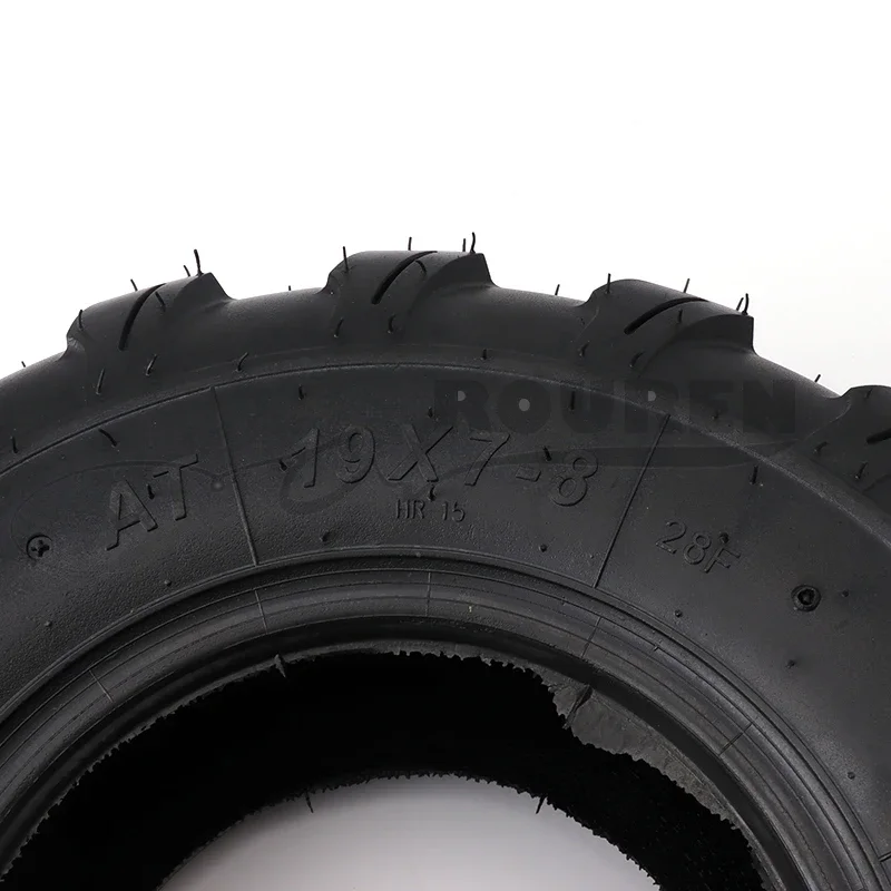 

2pcs/lot ATV 19x7.00-8 19x7-8 inch tyres tubeless tires for 150cc 250cc four wheel vehcile motorcycle front wheels vacuum tire