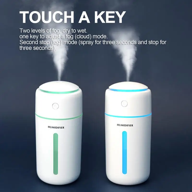 

Portable Air Humidifier 350ml Quiet Aroma Esential Oil Diffuser Rechargeable Cool Mist Maker Purifier Aromatherapy For Car Home