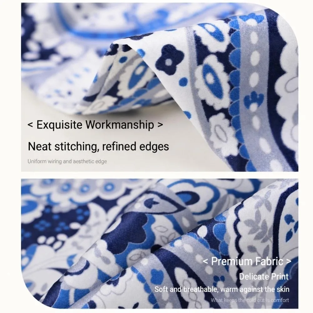 Vintage Paisley Print Hip Scarf Self-tie Floral Bandana Style Triangle Cover Up Tassel Fringe Waist Wrap Streetwear Fashion