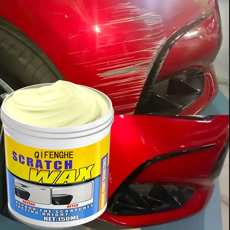 Upgraded Car Scratch Remover Wax – Restores Paint, Removes Swirls, with Protective Gloss Finish