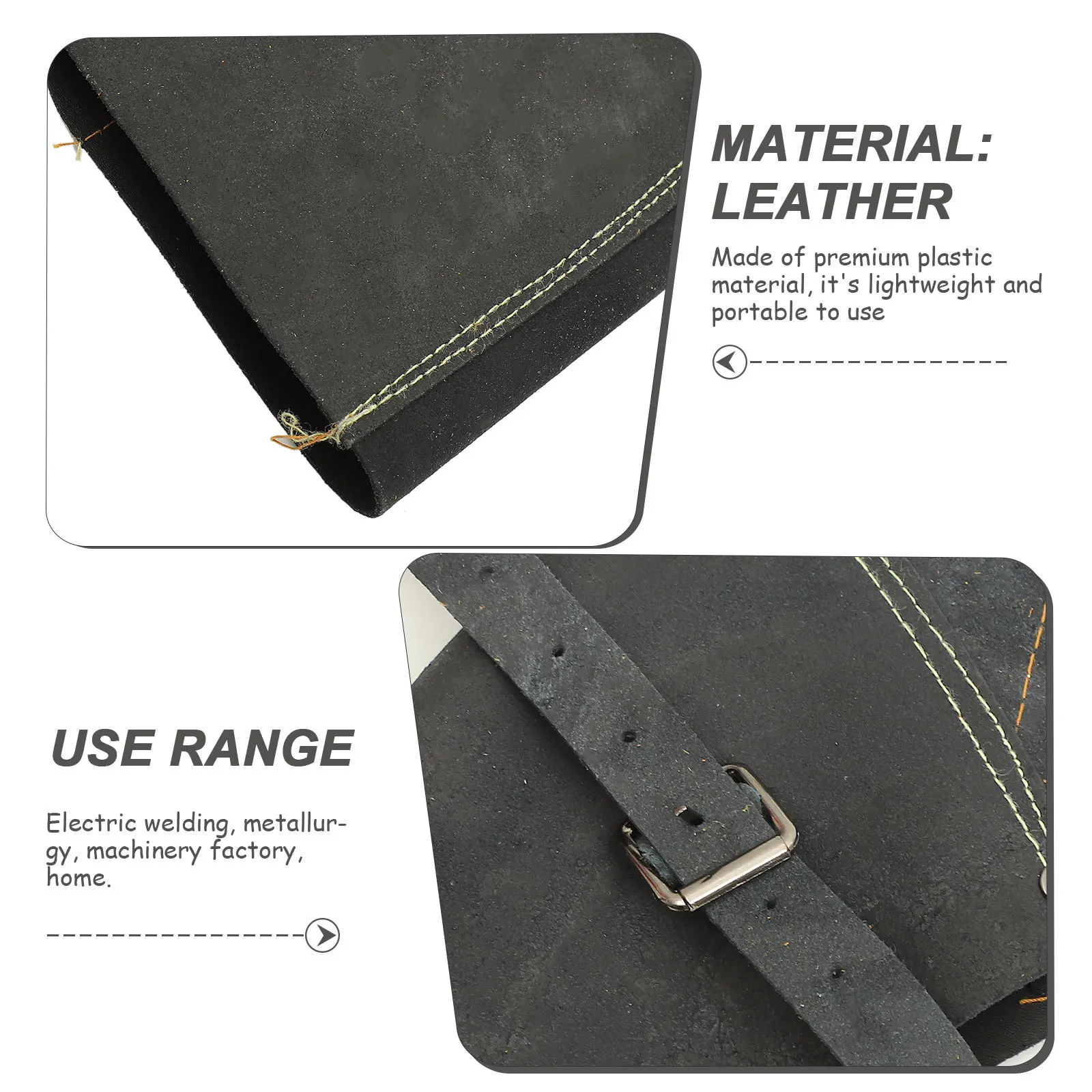 

1Pair Welding Spats Heat Resistant Abrasion Proof Foot Sleeve for Welding Machinery Work Boot Cover