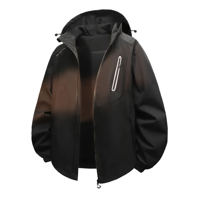 

Retro American Sle Men's Jaet Spring New Workwear Casual Loose Sports Cool Outerwear Breathable Polyester Fiber