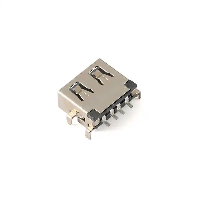 USB Connector AF10.6 / Four-pin Countersunk Type, Edgeless, Type-A Female Socket USB-A Interface