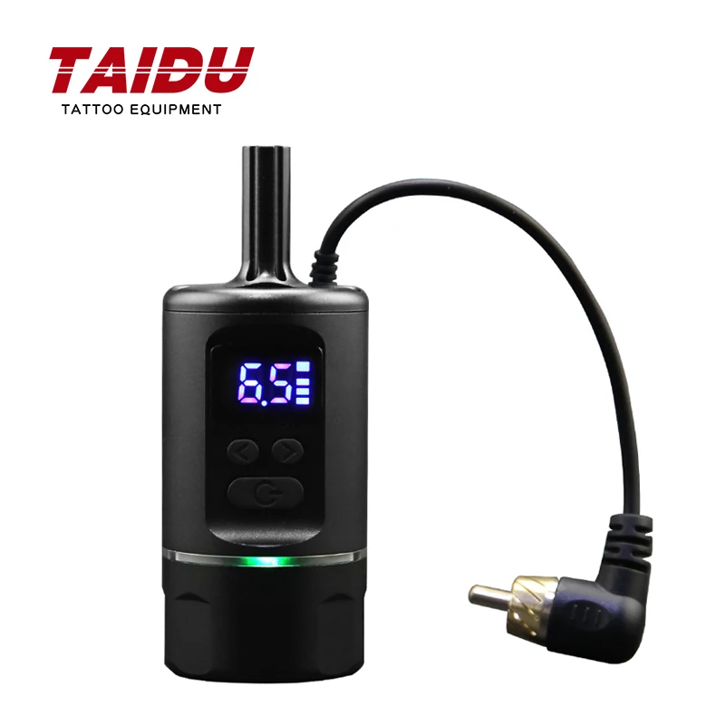 TAIDU Tattoo Machine Battery 1500 mah Battery Handle For Direct Drive Motor Tattoo Machine  Power Tattoo Equipment Supply