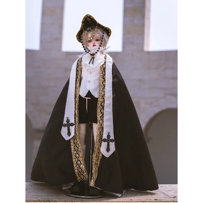 

BJD Doll Clothes For 1/4 Doll Black Clothes Set Accessories(No ls)