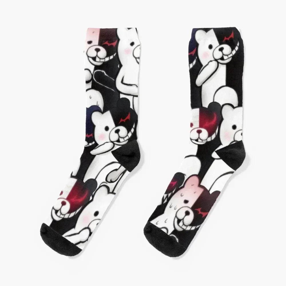 

Monokuma Socks Novelties basketball kawaii kids Socks Male Women's