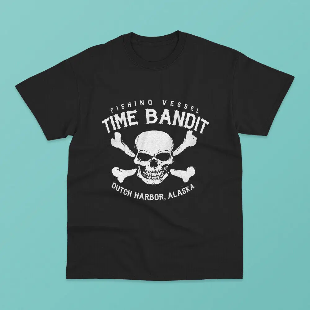 Fishing Vessel Time Bandit Dutch Harbor T-Shirt Size M L XL 2XL 3XL  Cotton Luxury brand vintage oversized