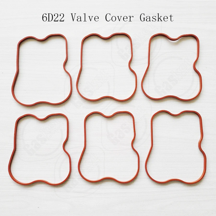 6D20 6D20T 6D22 6D22T 6D24 6D24T Valve cover gasket set For Mitsubishi forklift Excavator Diesel engine