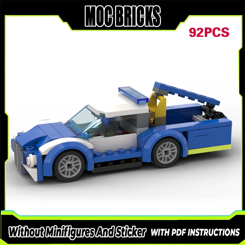 

Конструктор MOC: Модель гоночного автомобиля и классический эвакуатор. Модульные технологичные блоки. Подарки к праздникам. Набор для сборки детских игрушек.