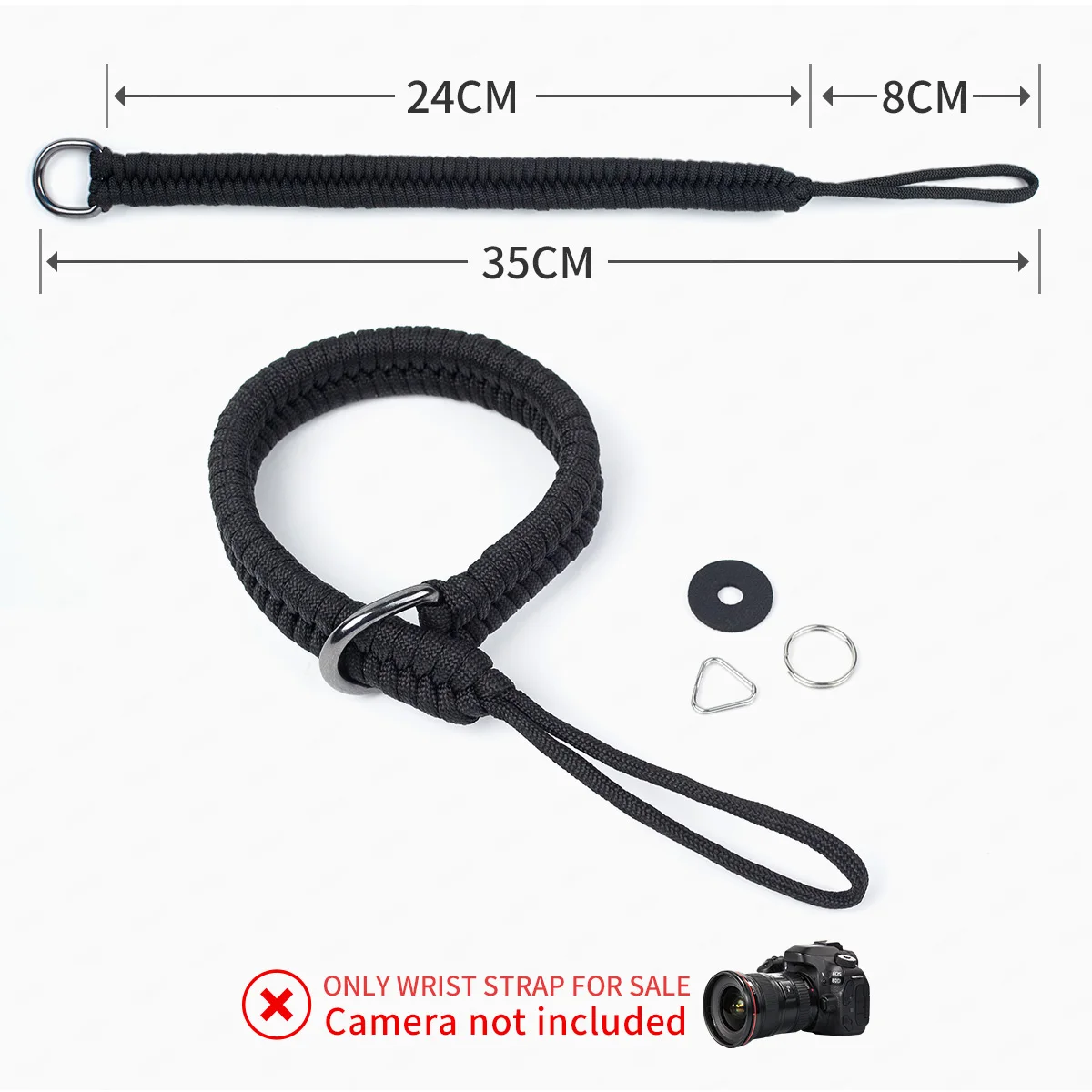 Camera Wrist Strap for Canon Nikon Sony Fujifilm Olympus DSLR and Mirrorless Quick Release Durable Camera Hand Strap