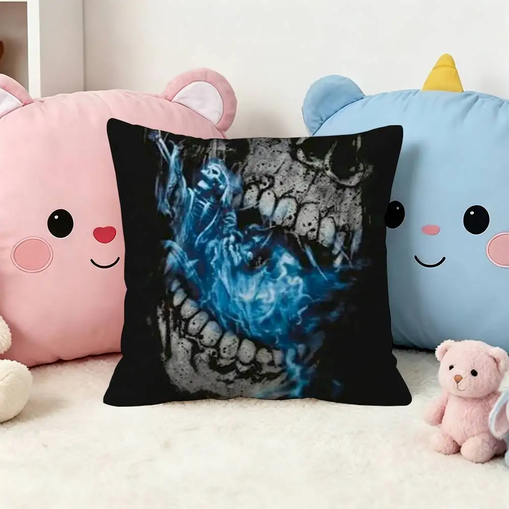 A-Avenged S-Sevenfold  Double-Sided Printed Cushion Cover Bedroom Bedside Sofa Pillow Case