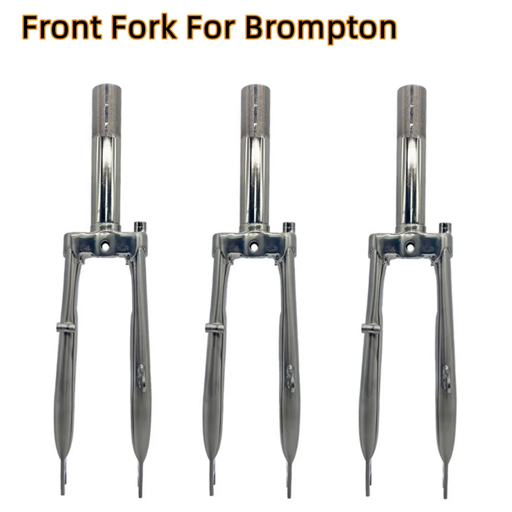 Titanium Front Fork For Brompton Folding Bike Light Threaded Fork 1&1/8\