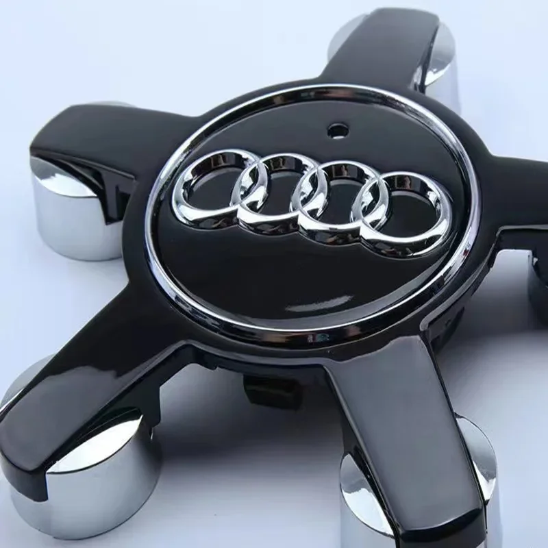 4pcs135mm Car Styling AUDI Wheel Center Cap Hub Covers Badge for Audi A3 A4 A5 A6 A7 A8 S4 Auto Exterior Accessories