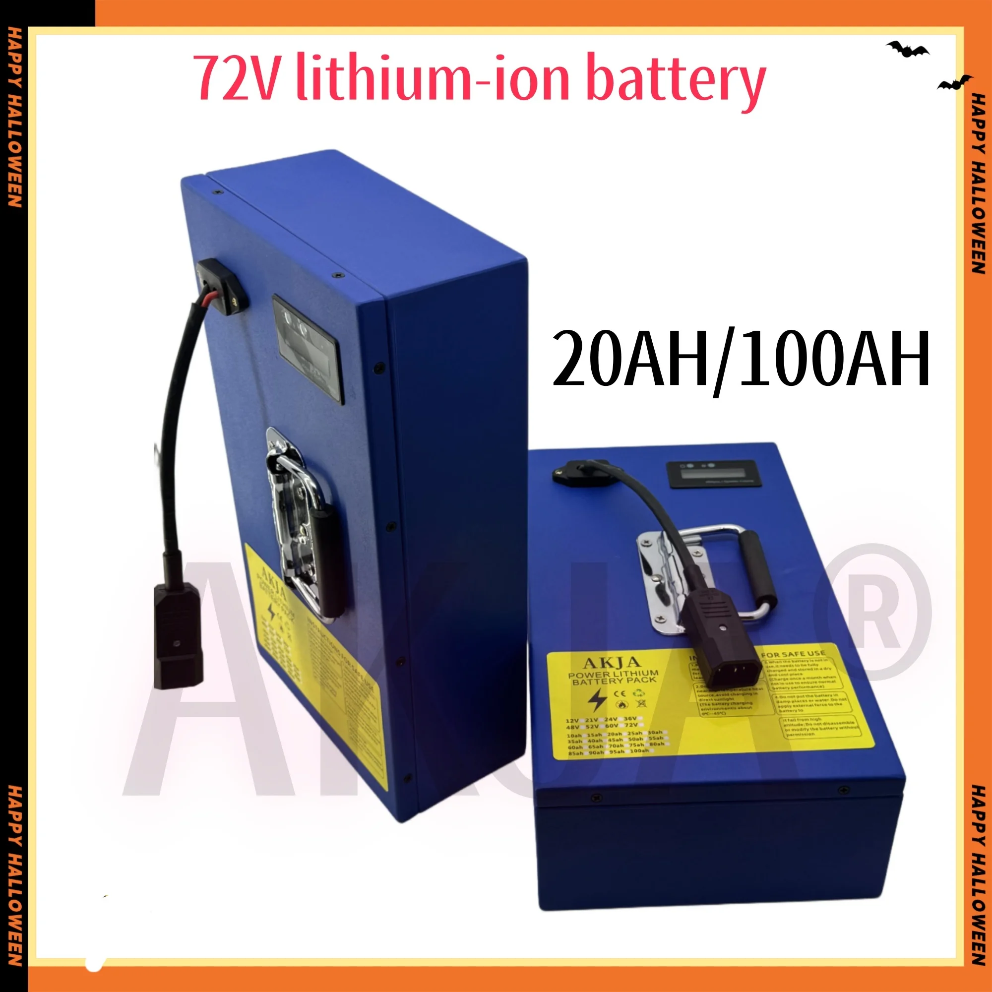 

Electric vehicle 72V100AH sends 18650 lithium battery within 24 hours. The lithium battery pack is suitable for motors below