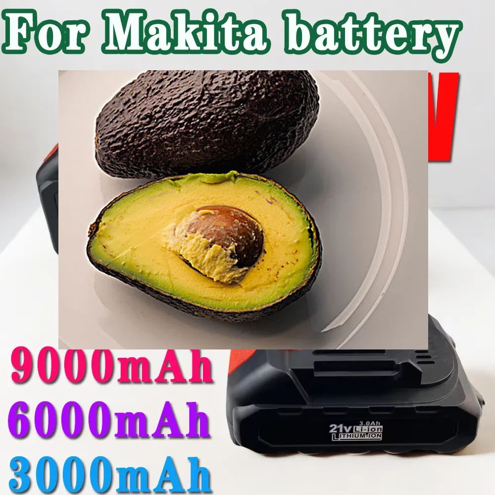 

21V Rechargeable Battery 3000/6000/9000mAh Lithium Ion Battery For Makita Electric Power Tool Battery