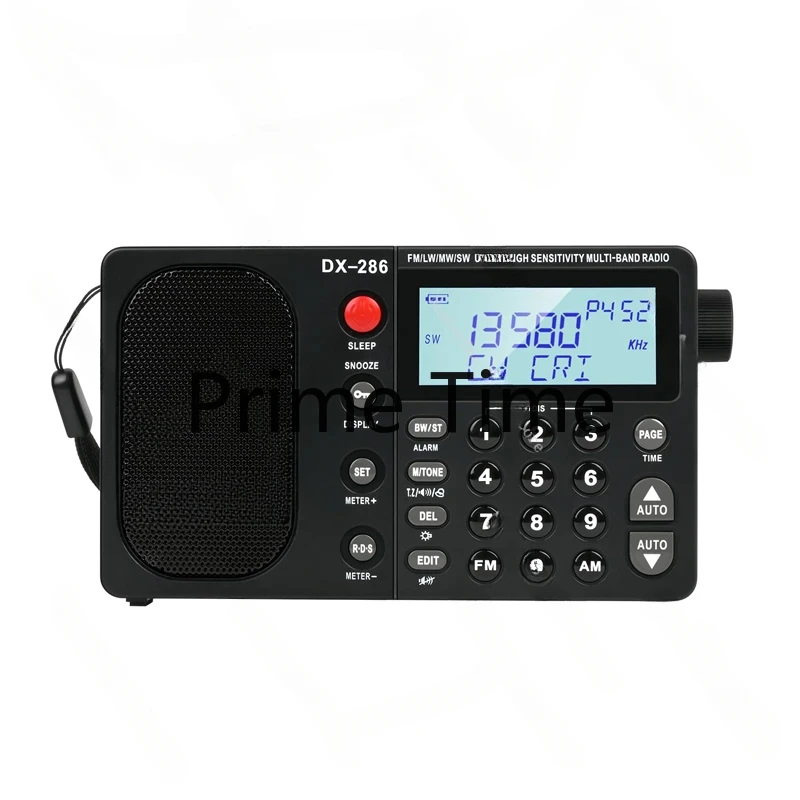 QODOSEN DX-286 Portable Radio AM/FM/LW/SW Digital World Full Band Radio with tef6686 Car Chip