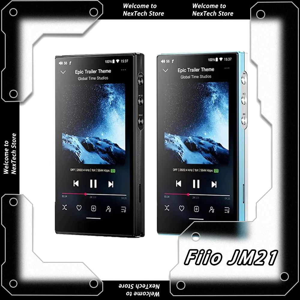Музыкальный плеер Fiio JM21, портативный Hi-Res, качество звука HIFI, индивидуальный MP3-плеер, Bluetooth, Wi-Fi, поддержка SPDIF, длительный срок службы батареи