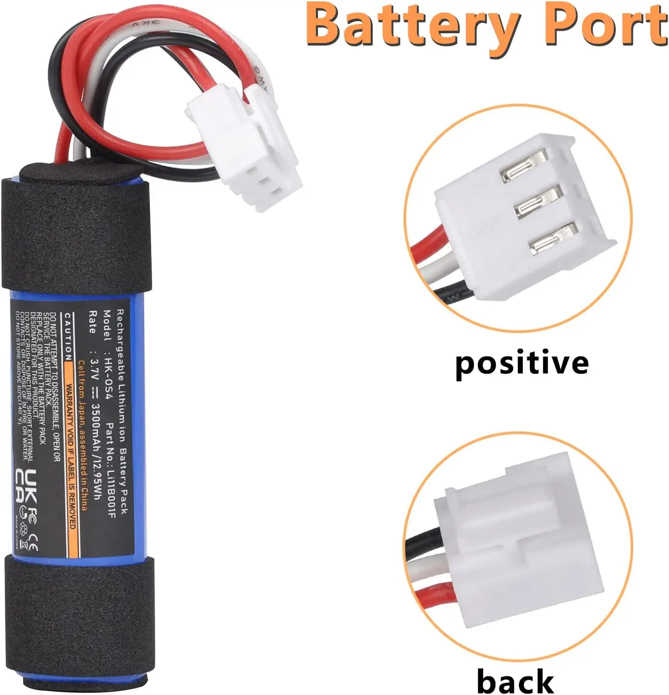 3500mAh Replacement Battery for Harman Kardon Onyx Studio 4, Onyx Studio 3, Onyx Studio 2, Onyx Studio 1 Bluetooth Speaker