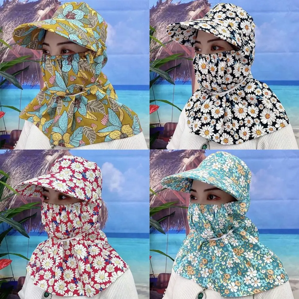 Outdoor viso e collo protezione UV paraorecchie cappello per il tempo libero cappello da sole cappelli da donna