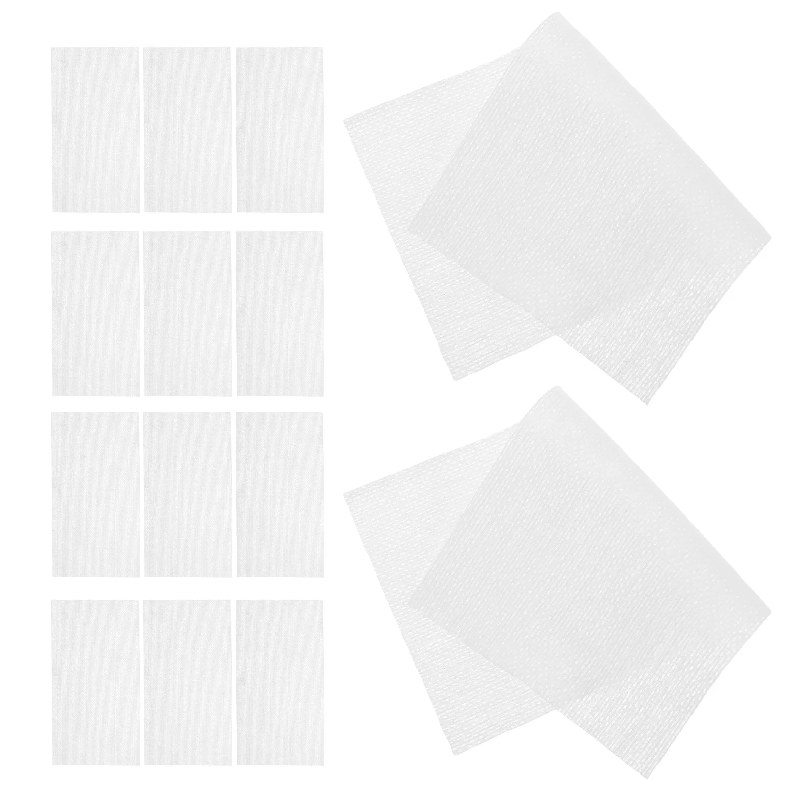 500 Stück dehnbare Baumwoll-Make-up-Pads, große Gesichtsreinigungspads, feuchtigkeitsspendende Entferner-Tücher, Einweg-Spa-Handtücher für Toner, trocken