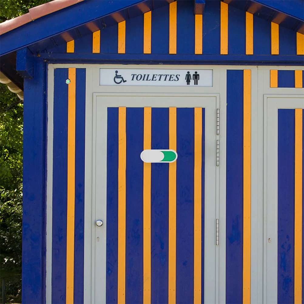 

2 pcs Toilet Restroom Indicator Acrylic Slider Door Sign For Office Hotel Bathroom In Use Vacant Busy Do Not Disturb Meeting