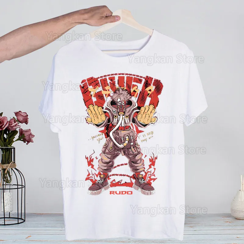 

Gachiakuta Anime T Shirt Men Shirts Quality Summer Top Tshirts Short Sleeves Tees T-Shirt