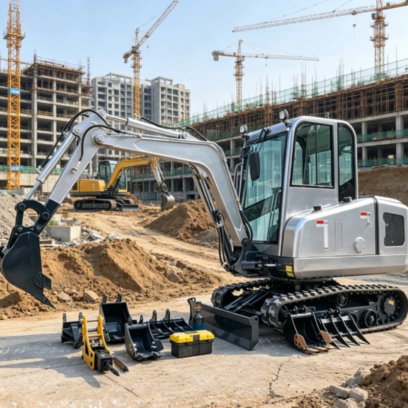 Farming Jobs - Mini-excavatrice durable de 1 tonne, avec